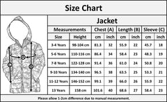 Kids Camo Puffer Coat Hooded Jacket New Detachable Hood Boys Age 3-13 yrs