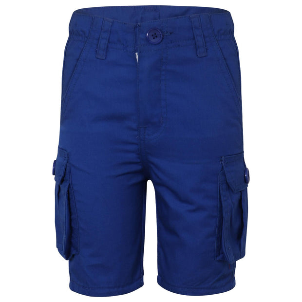 A2Z 4 Kids Cargo Shorts Combat Multi Pocket Lightweight Trendy Cotton 5-13 Years