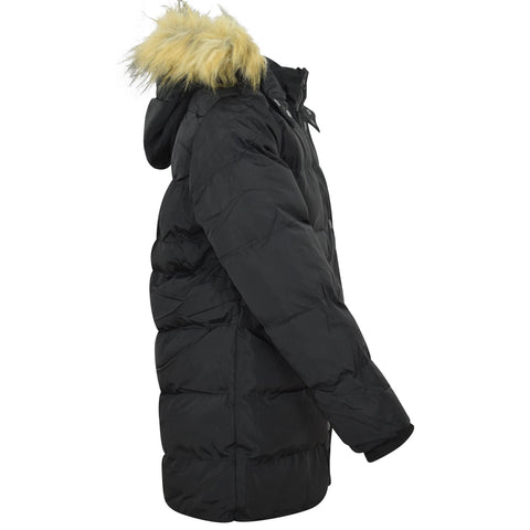 Kids Girls Boys Fashion Padded Casual School Black Jacket Bubble Coat 5-13 Years