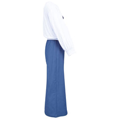 Kids Girls Crop Top Set Casual Long Sleeve Crop Top Flared Trouser Age 3-14
