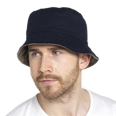 Mens Bucket Hat Summer Foldable Cotton Sun Hat UV Protection Fisherman Hiking
