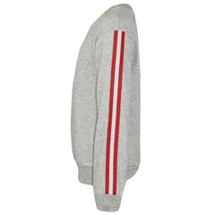 Kids Jogging Suit Girls Plain Stripes Lounge Suit Tracksuit Top Bottom 2-13 Year