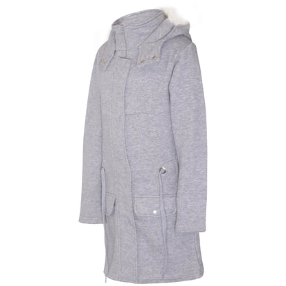 Kids Girls Hooded Camo Parka Jacket Faux Fur Coat New Fashion Age 5-13 Years