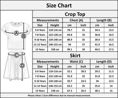 A2Z 4 Kids Girls Love T Shirt Skirt Set Soft Comfortable Set Age 5-13 Years