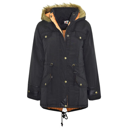 Kids Coat Girls  Parka Jacket Long Hooded Coat Summer Coats New Age 3-13 Years