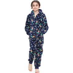 A2Z Onesie One Piece Kids Christmas Rudolph Pyjamas Costume Girls Boys