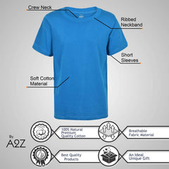 Kids Boys Girls Pack Of 3 T Shirts Plain Summer Fashion Soft Feel Tank Top Tees