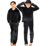 A2Z 4 Kids Childrens Warm Fleece twosie Hooded Pyjamas For Girls & Boys Sleepover 2 Piece Gift Set Age 5-6, 7-8, 9-10, 11-12 & 13 years