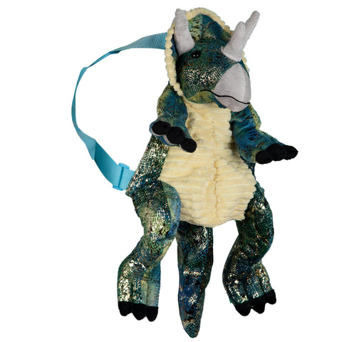 A2Z 4 Kids Girls Boys Teens Triceratops School Backpack Adjustable Straps PE Kit