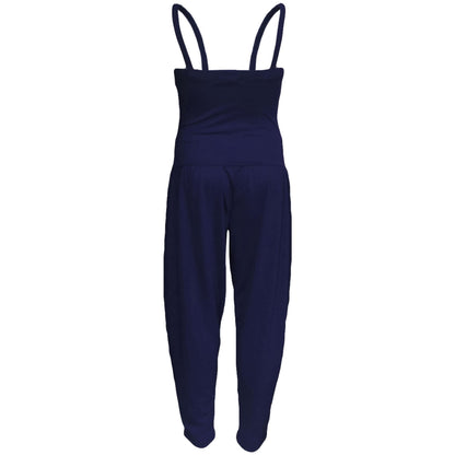 Girls Jumpsuit Kids Plain Color Trendy Playsuit All In One Jumpsuits 5-13 Years