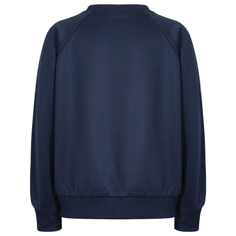 A2Z 4 Kids Girls Boys Unisex Plain Navy Color Raglan Sleeves Fleece Tracksuit Jumper Sweatshirts & Bottom Jogging Suit Joggers Age 5 6 7 8 9 10 11 12 13 Years