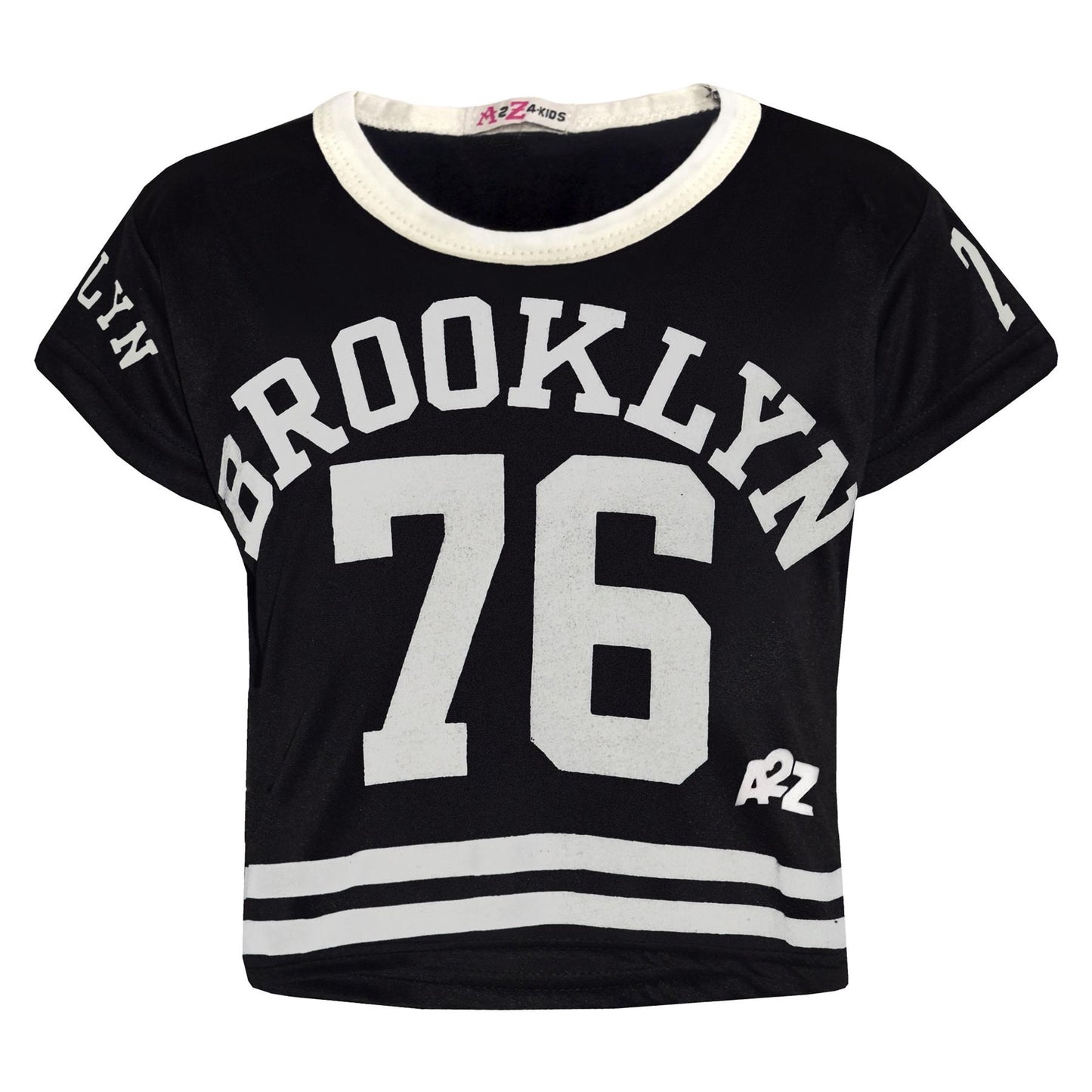 A2Z 4 Kids Girls Crop Top Shorts Set Brooklyn 76 Outfit Summer Clothing Sets