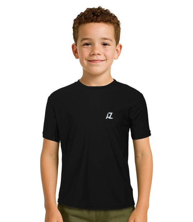 Kids Boys Plain Short Sleeves Active T Shirt Athletic Soft Breathable Summer Top