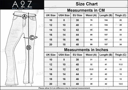 Womens Denim Jeans Comfort Stretch Flared Bell Bottom Fashion Pants For Ladies