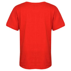 A2Z 4 Kids Basic T-Shirt Back to School Short Sleeve V Style Crew Neck Casual Fit Fashion 100% Cotton For Children Girls Boys Age 2-13 Years