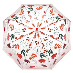 Clear Bubble Umbrella Walking Stick Umbrellas Crook Handle Brolly Dome Canopy