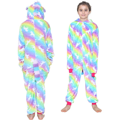 Kids A2Z Onesie One Piece Unicorn Pyjamas Costume For Girls Age 2-13