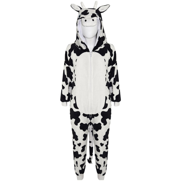 Kids Girls Boys A2Z Onesie One Piece Soft Fluffy Cow All In One Xmas Costume