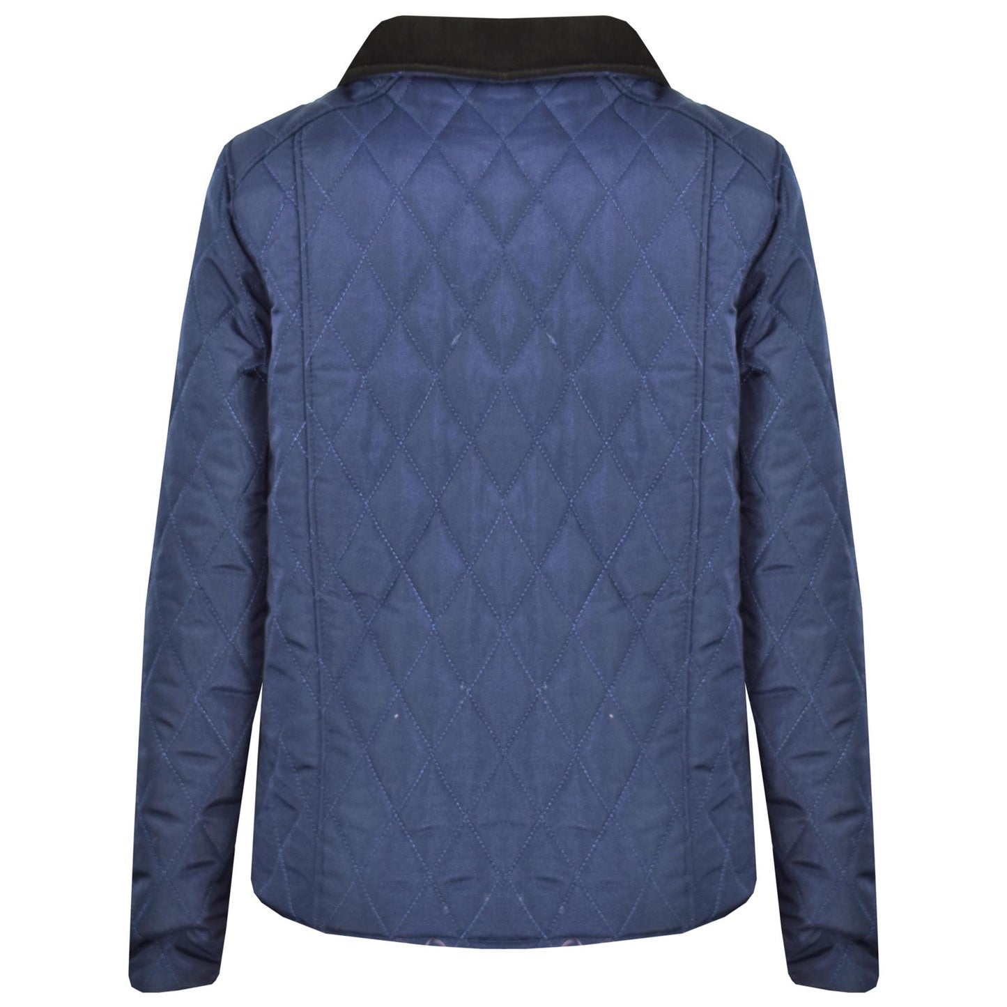 Kids Jackets Girls Quilted Padded Collar Buttoned Zipped Jacket Age 5-13 Years