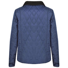 Kids Jackets Girls Quilted Padded Collar Buttoned Zipped Jacket Age 5-13 Years