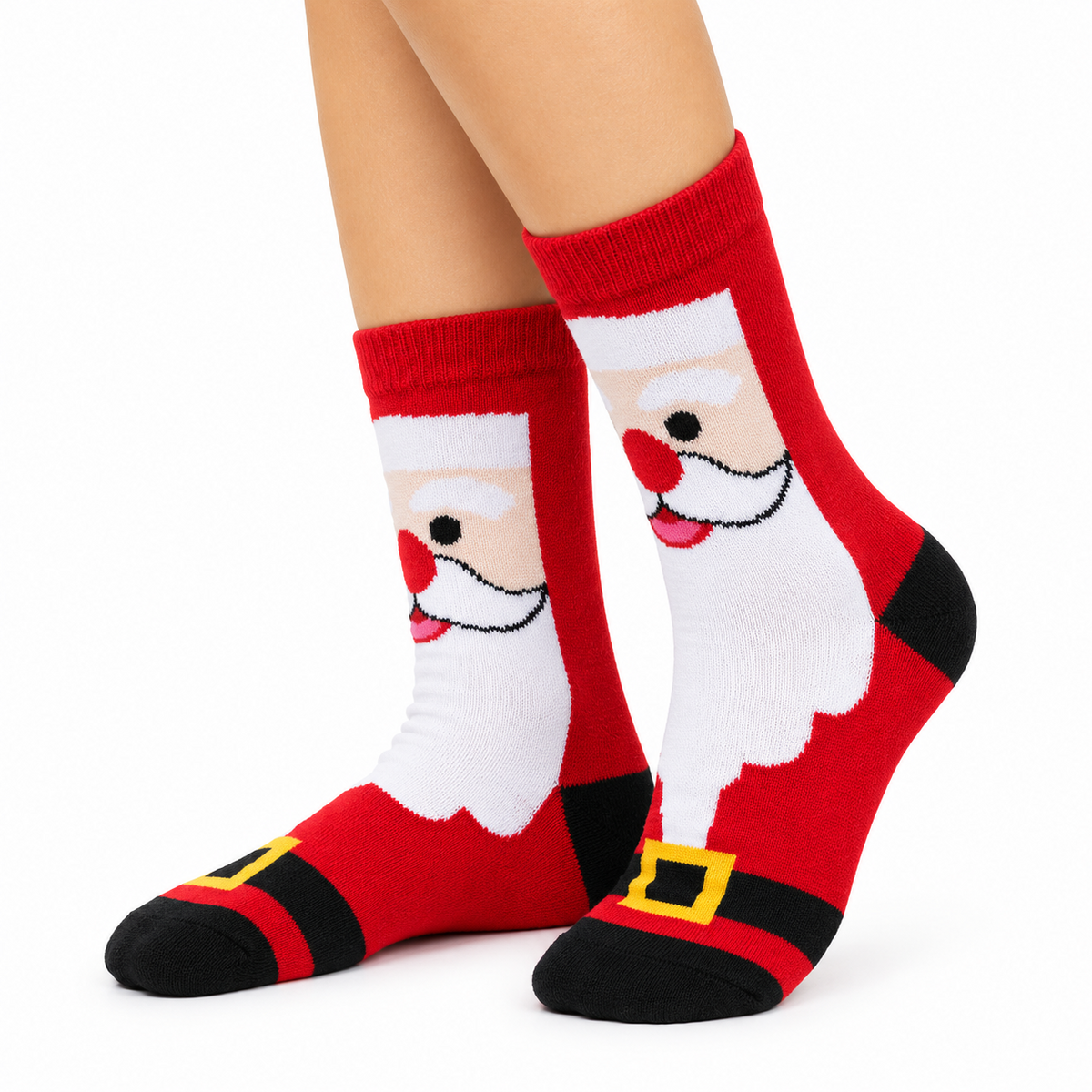 Kids Boys Girls Cotton Rich Christmas Socks Xmas Festive Soft Winter Socks