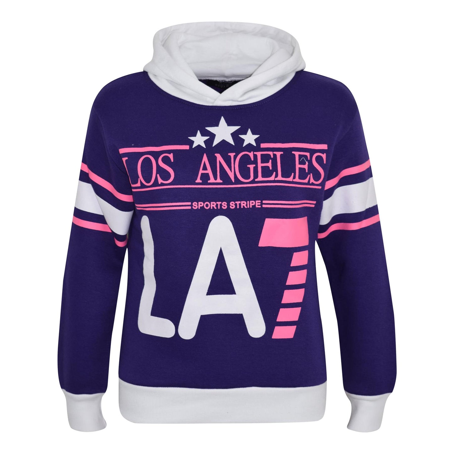 Kids LA7 Tracksuit Two Colour Set Hoodie & Jogger Sweatpants Girls Boys Age 5-13
