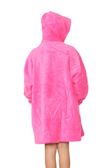 Kids Girls Boys Ultra Soft Oversized Hoodie Snuggle Plush Sherpa Fleece Lining