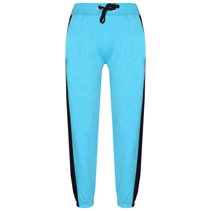 Kids Boys Girls Joggers Contrast Panel Jogging Pants  Casual Trousers 5-13 Years