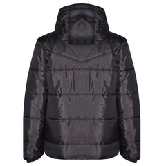 Kids Jacket Girls Boys Padded Black Puffer Hooded Zipped Coat Warm Thick Coats