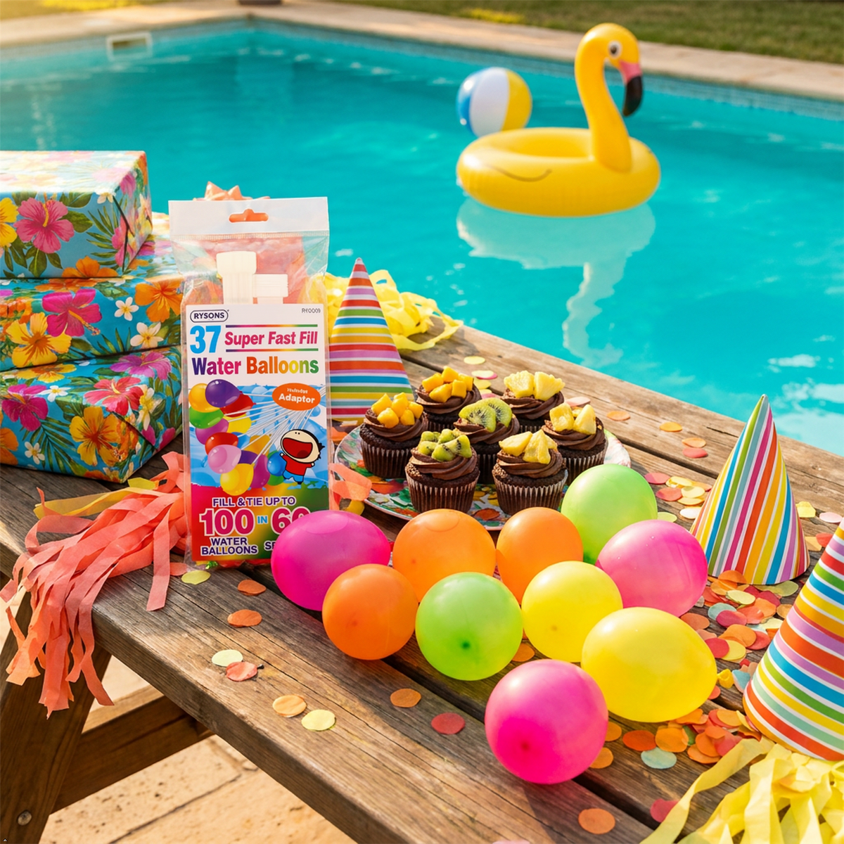 A2Z Super Fast Fill Water Balloons with Tap Adaptor 37, 111 and 555 PCS