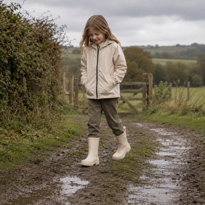Kids Girls Wellington Wellies Non-Slip Waterproof Lightweight Rain Boots