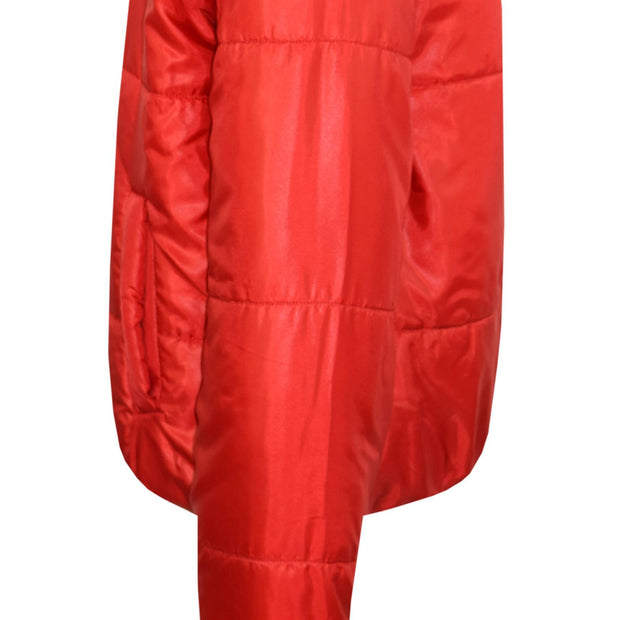 Girls Jackets Kids Reversible Cropped Hooded Padded Puffer Jacket Coat 5-13 Year
