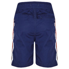 Kids Boys Girls Chino Shorts Contrast Stripes Knee Length Half Pant Age 5-13 Yr