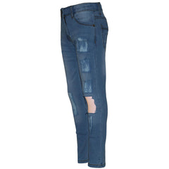Kids Girls Stretchy Jeans Denim Ripped Faded Skinny Fashion Frayed Pant Jeggings