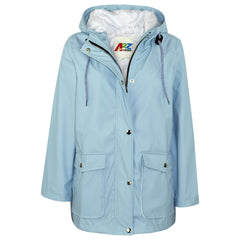 PU Raincoat Jacket Windbreaker Waterproof Parka Hooded Girls Boys Age 5-13 Years