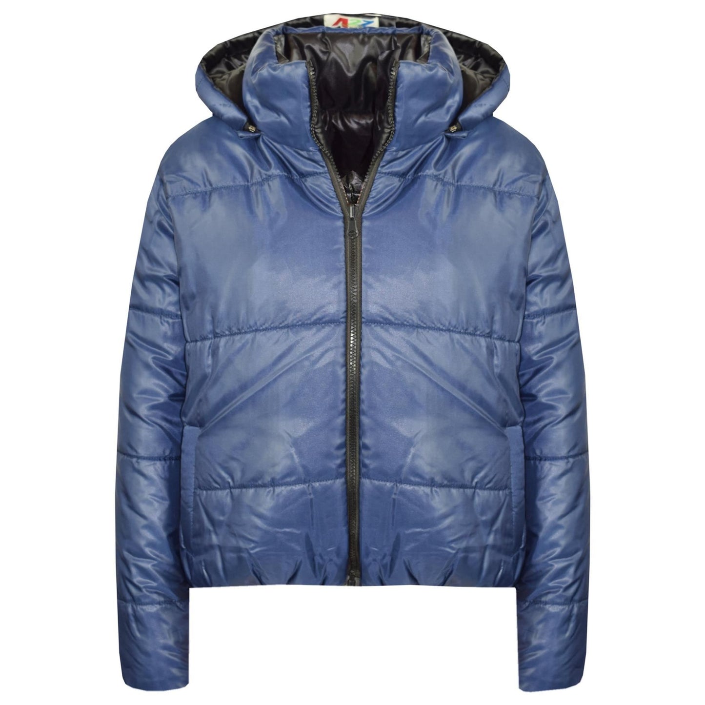 Girls Jackets Kids Reversible Cropped Hooded Padded Puffer Jacket Coat 5-13 Year