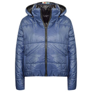 Girls Jackets Kids Reversible Cropped Hooded Padded Puffer Jacket Coat 5-13 Year