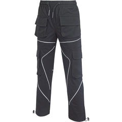 Kids Girls Cargo Trousers Elasticated Waist Straight Fit Joggers Activewear Pant