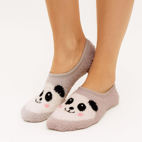 A2Z Ladies 2 Pack Animal Novelty Slipper Socks Non-Slip Winter Warm Cosy Socks