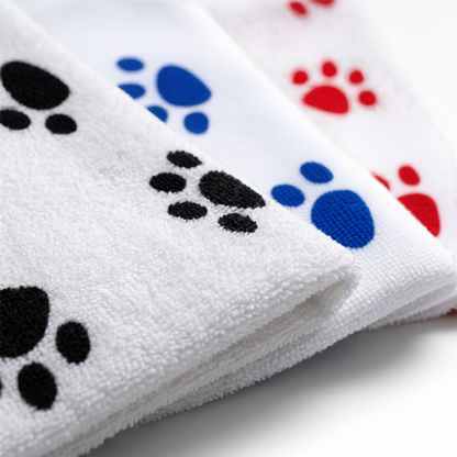A2Z Cosy Fleece Pet Blanket 70 x 70 cm Soft Paw Print Polyester Mat