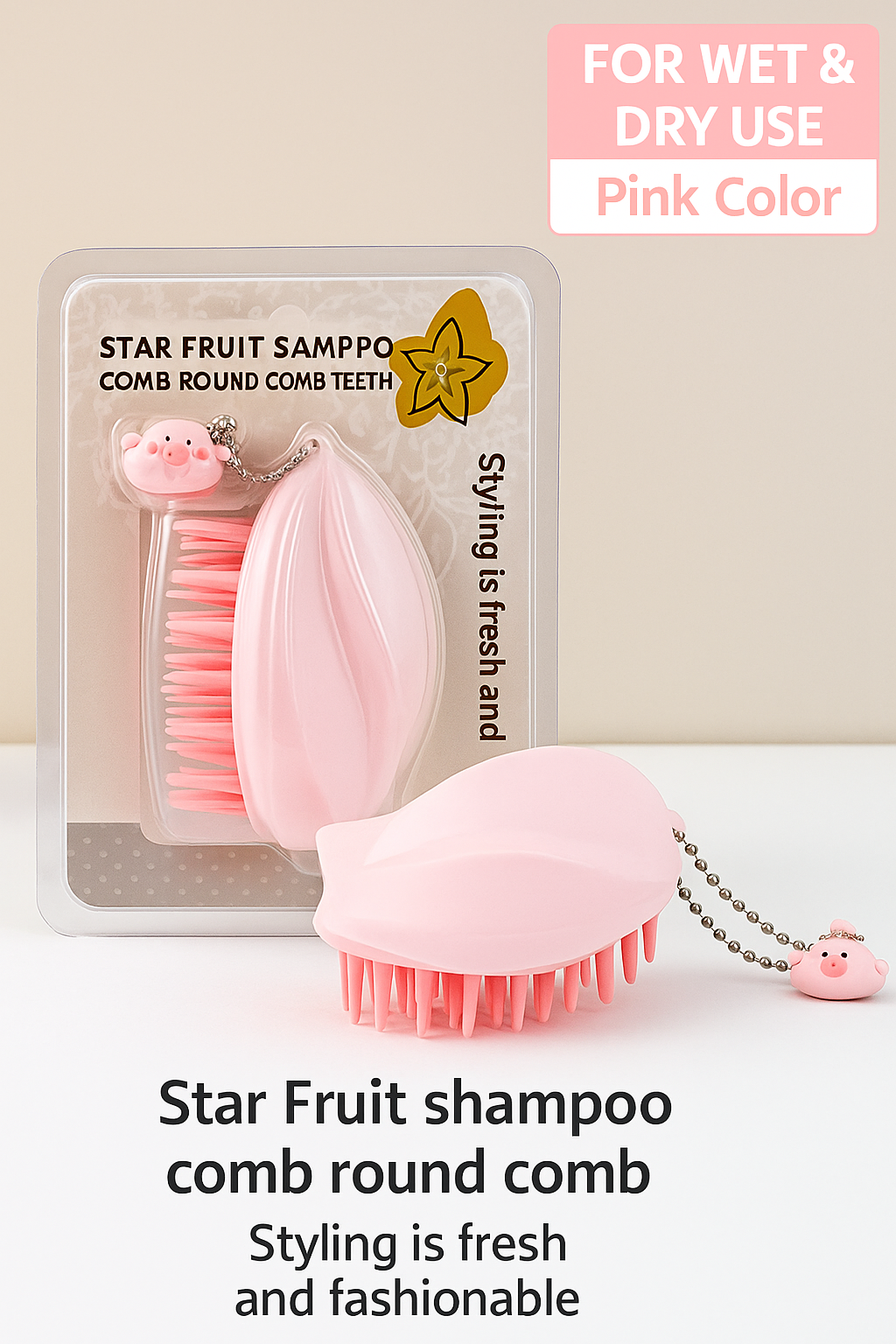 Japanese Scalp Massager Silicone Brush Ergonomic Wet & Dry Head Cleanser