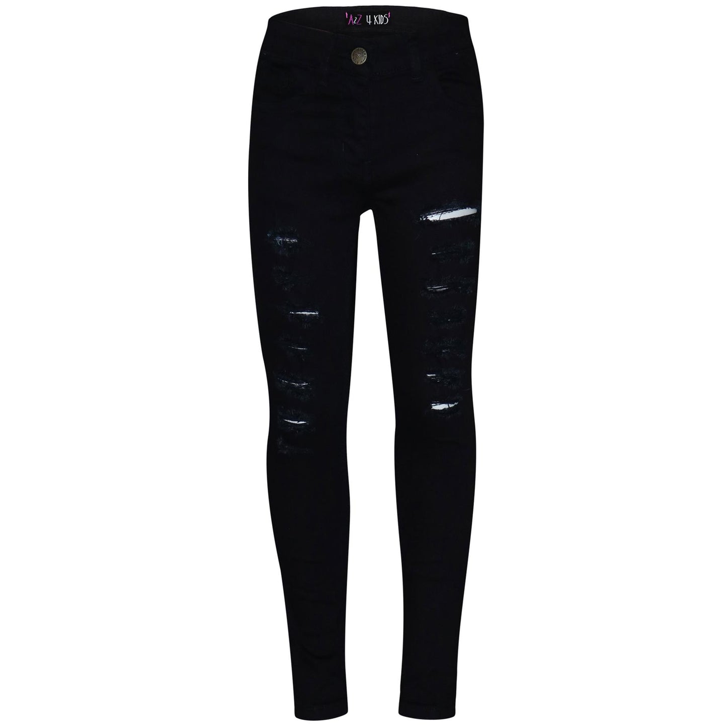 A2Z 4 Kids Girls Jeans Lightweight Ripped Comfort Stretchable Jeans Age 3-14 Years