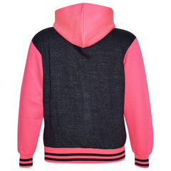 Kids Jacket Girls Boys Baseball Hooded Jacket Varsity Hoodie New Age 2-13 Years