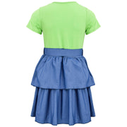Kids Girls Summer Dress Casual Ruffle Party Dress Age 2-14