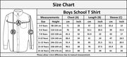 Kids Boys T Shirts Plain School Uniform Shirt Long Sleeves Soft Tank Top & Tees - A2Z 4 Kids