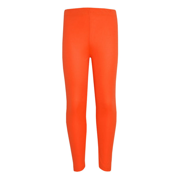 Gilrs Legging Kids Plain Color School Fashion Dance Leggings New Age 5-13 Years