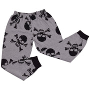 Kids Girls Skull & Bones Print Pyjamas Set