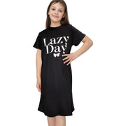 A2Z 4 Kids Girls Night Dress Nightgown Sleepwear Nightie Short Sleeve Nightwear Nighty for Kids 5 6 7 8 9 10 11 12 13 14 Years - A2Z 4 Kids