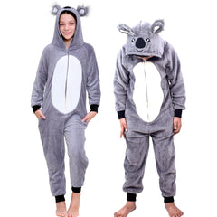 Kids Fleece A2Z Onesie One Piece Jumpsuit Koala Pyjamas Gift For Boys Girls 2-13