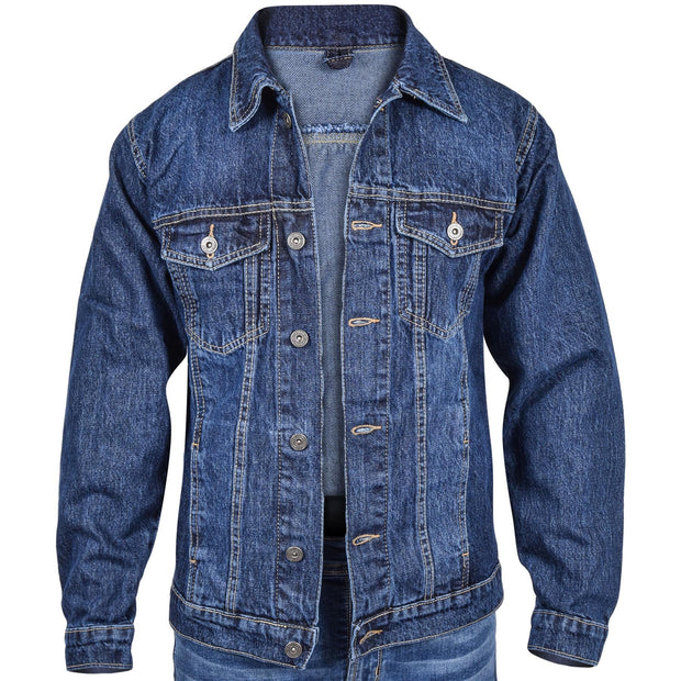 A2Z Mens Jacket Fashion Denim Jacket Jeans Long Sleeves Coat for Mens S To 3XL